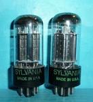 2 Sylvania 6BL7GT Tubes Black Plates 3 Mica Copper Posts Large Get Tested. Fixed Price $16.95.