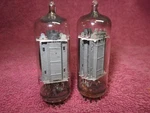 Close Matched Pair 6FQ7 Rca Rare Finned Clear Top Side Getter Strong Tubes 6CG7. Fixed Price $35.99.