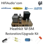 Heathkit W-5M Amp Restoration Upgrade Recap Filter Capacitor Fix Rebuild. Fixed Price $125.00.