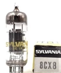 8CX8 Tube Sylvania Nib Tested & Boxed Vintage Commercial Surplus. Fixed Price $8.65.