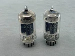 (3) 12AX7 ECC83 Tubes Long Gray Plates Horseshoe Getters Tests Nos Amplitrex. Fixed Price $64.99.