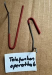 Telefunken Operette 6 Original Dial Pointer Rods (2) Vintage German Radio Part. Fixed Price $20.00.