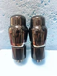 Brimar 6V6G Black Glass Bottom Solid Getter Nos Testing Tightly Matched Pair. Fixed Price $348.65.