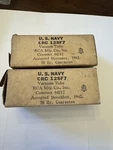 Nos Rca 12SF7 Mil Spec Pair 1942 Vacuum Tubes. Fixed Price $17.40.