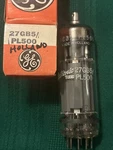 General Electric Made In Holland 27GB5/PL500 Power Tube Tetrode Beam Nos Nib. Fixed Price $22.99.