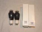 2 X 6L6G Hytron Tubes*very Strong Pair*smoked Glass-porcelain Bases *#R3. Fixed Price $99.99.