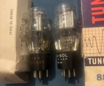 Component & Current Matched Pair Of JAN-CRC-884 Rca Tung Sol Tubes Nos Nib. Fixed Price $7.99.