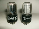 Lot Of 2 6SN7 Gtb General Electric Radio Tubes Side Nos TV-7 D/u Tested. Fixed Price $154.99.