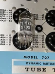 1950S Tung Sol JTL-5751-WA Tube Beautiful Logos Tests Crazy Strong & Balanced. Fixed Price $68.00.