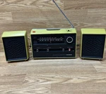 Vintage Sylvania TRS-100GD Ultra Rare Avocado Green Mcm Portable Am/fm Stereo. Fixed Price $60.00.