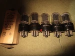 (5) Matched Nos Nib To 100% Testing Rca 12SX7 Audio Radio Tubes. Fixed Price $50.00.
