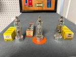 Three Amperex And One Telefunken -nos Nib Untested. Fixed Price $62.00.