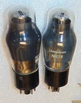 Mega Rare Nos Pair Amperex NR78 / 6C5G W1528 Open Can Plates 1940'S Europe Made. Fixed Price $332.85.