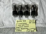 4 Cunningham Rca Globe Tubes UX-171A Amplifier TV-7 Tested 99-102% Matched. Fixed Price $152.99.