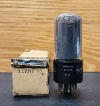 1- Rca Jan Crc 117N7GT Vacuum Tube Tested Nos/nib Gray Glass 1945. Fixed Price $10.99.