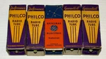 Lot Of 5 General Electric & Philco Unused -untested Factory Sealed Radio Tubes. Fixed Price $43.72.