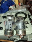 2 Strong Usa Made Tungsol 3 Hole Gray Plate 6550 Tubes #9008. Fixed Price $99.99.