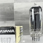 8GU7 Tube Sylvania Nib Tested & Boxed Vintage Commercial Surplus. Fixed Price $9.29.