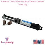 Reliance 0RTHO Band Lok Blue Dental Cement Tube 10G Dual Cure Self-mix. Fixed Price $163.00.