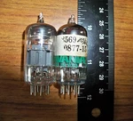 2 Strong Sylvania 6DJ8 / ECC88 Tubes. Fixed Price $22.49.