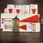 Lot Of Raytheon 5654 6AK5 Vacuum Tube Nos Nib Black Plate Little Dot Sweet. Fixed Price $39.00.