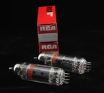 New Qty 2 Rca 6GV8 ECL85 Gt Britain Matched Pair Grey Plates Getter Nos Tubes. Fixed Price $72.87.