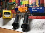 2X Matched Weldplate 6CA7 EL34 Nec Nippon (we Japan) Vintage Nos Power Tubes. Fixed Price $575.00.