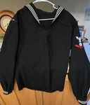 Wwii Usn Navy Radio Technicians Mate 3RD Class Petty Officer Jumper Middy, Issue. Fixed Price $40.00.