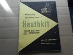 1957 Heathkit CD-1 Color Bar And Dot Generator Assembly Info Manual Original. Fixed Price $15.99.
