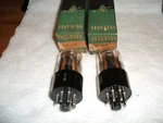 (2) Nos Sylvania 3Q5GT Vintage Radio Vacuum Tubes. Fixed Price $19.95.