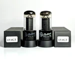 Pair Of Ge 6V6GT Power Vacuum Tubes Black Plate 1950S Hickok Tested. Fixed Price $39.95.