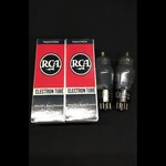 Matched Pair Rca 6F8G (6SN7 Sub*) Smoked Glass Vintage Vacuum Tubes E.9482. Fixed Price $109.95.