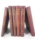 Rca Victor 1920'S & 30'S (6) Volumes Service Manuals In Bound Hardcovers. Fixed Price $120.00.