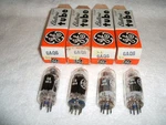 Quad (4) Of Nos 6AQ6 Vintage Audio Vacuum Tubes Hickok 539C Tested. Fixed Price $24.95.