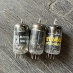 Lot Of 3 Vintage Sylvania Vacuum Tubes - Mixed Untested Miniature Glass Valves. Fixed Price $19.99.