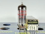 Sylvania 6V4 EZ80 Label Webcor Nos Nib Tested Like Balanced Tube. Fixed Price $24.45.