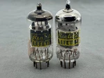 (2) Realistic Lifetime ECC83 12AX7 Tubes Japan Short Gray Plates Getters Nos. Fixed Price $59.99.