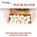 PL9-4K Ceramic Sockets Pcb Board Mount Vintage Silver Plated Pins 20PCS. Fixed Price $19.99.