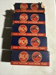 (5) Rca Victor 6AF6G Magic Eye Vacuum Tubes. Fixed Price $60.00.