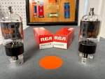 Rca Matched Pair Of 100% 6GW6 Sweep Tubes - Nos Nib Ham Radio Audio Amps. Fixed Price $49.50.