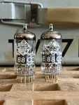 Gold Pin Telefunken E88CC Vacuum Tubes Date Matched Pair 6922 6DJ8 Equivalent. Fixed Price $499.99.