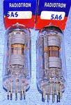 2 Nos Awv Radiotron 5A6 Vacuum Tubes 1953 Vintage 5-WATT Beam Power Pentodes. Fixed Price $20.00.