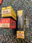Rca And Sylvaia 12AJ6 Vacuum Tube N.o.s.. Fixed Price $5.75.