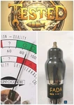 12A8G Vacuum Tube Fada Radio Octal Smoked Glass Strong Tested 88. Fixed Price $6.99.
