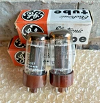 2 Ge 5-STAR 6087 5Y3WGTB Vacuum Tubes Matched Tested. Fixed Price $29.99.