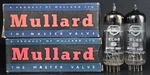 2X Nos 1955'S Mullard EL85 Top Square Getter Grey Plate British Made. Fixed Price $72.00.