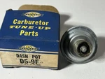 Hygrade D5-9F Carburetor Dash Pot Vacuum Actuator Nos W/ Box. Fixed Price $29.99.