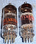 Sylvania 12BY7A Vacuum Tubes - 1950'S Vintage Audio Pentodes Made The Usa. Fixed Price $20.00.