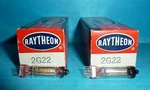 Raytheon 2G22 Subminiature Pentode Tubes Nos/nib. Fixed Price $16.96.