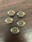 Nos Lot Of 5 Cinch 9JM-3 Pin Tube Socket #100. Fixed Price $20.00.
